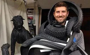 100s Of Tires Recycled Into Art By Blake Mcfarland