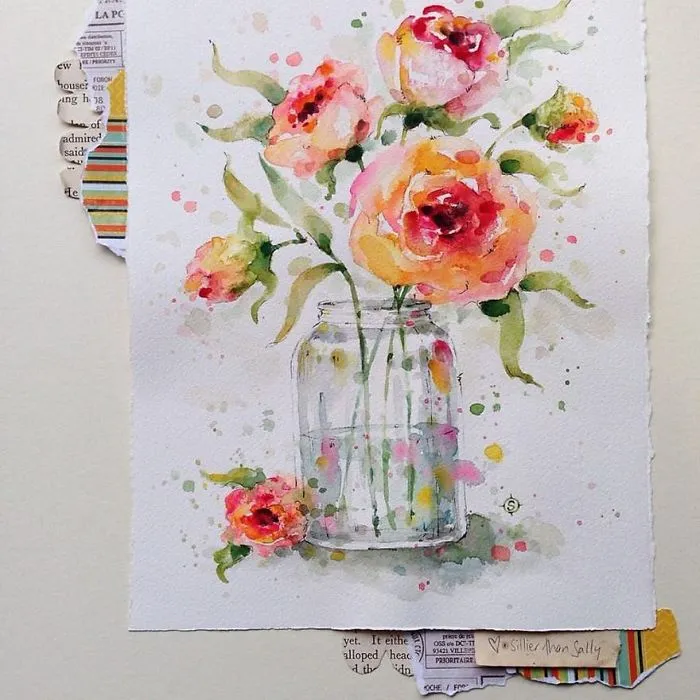 Nature-Inspired Watercolor Paintings By "Sillier Than Sally"