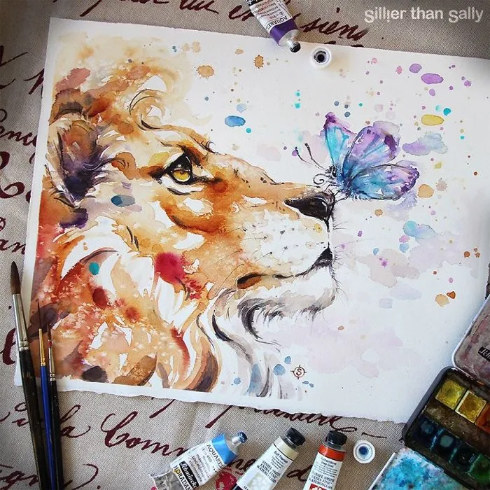Nature-Inspired Watercolor Paintings By "Sillier Than Sally"