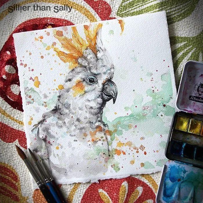 Nature-Inspired Watercolor Paintings By "Sillier Than Sally"
