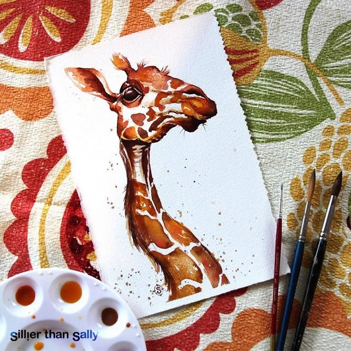 Nature-Inspired Watercolor Paintings By "Sillier Than Sally"