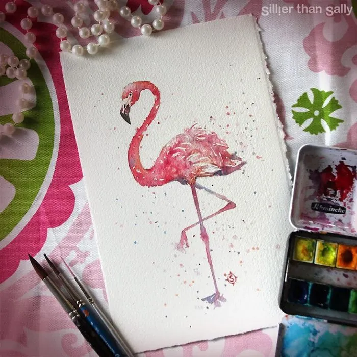 Nature-Inspired Watercolor Paintings By "Sillier Than Sally"