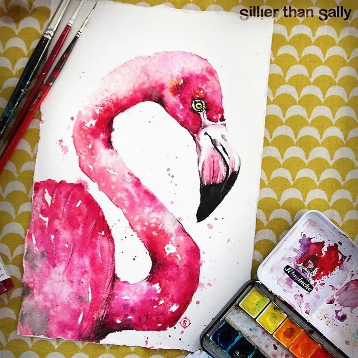 Nature-Inspired Watercolor Paintings By "Sillier Than Sally"