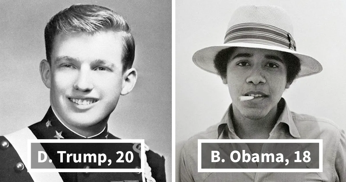 15 Presidentes de Estados Unidos en su juventud