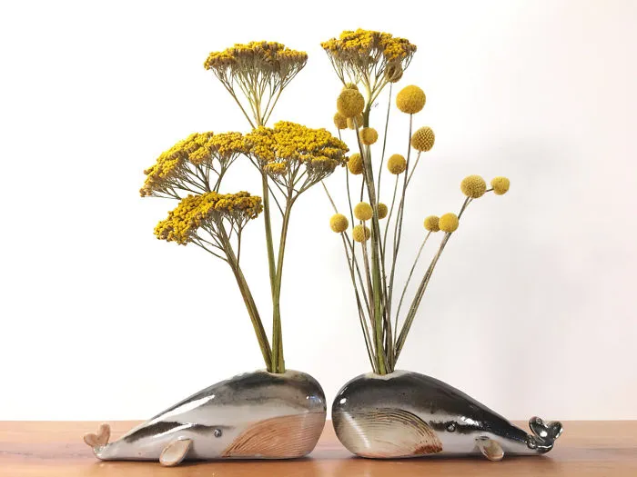 I Express My Connection With Nature By Creating Ceramic Animal Vases
