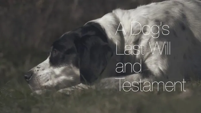 A Dog's Last Will And Testament