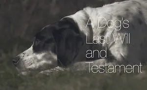 A Dog's Last Will And Testament