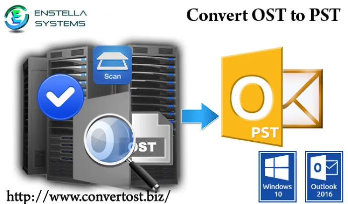 Enstella Ost Converter To Pst Tool For Outlook Ost File Conversion