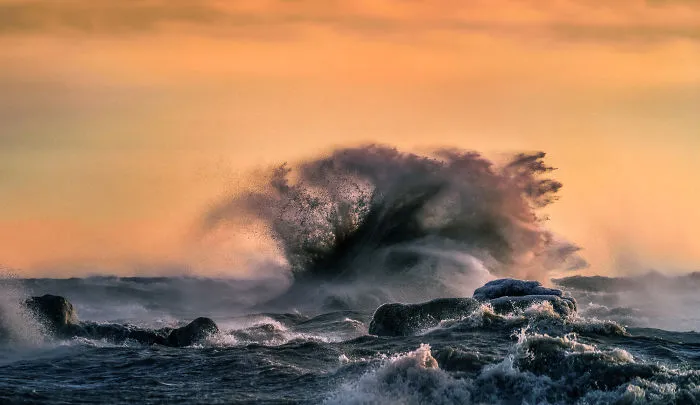 When Others Run Away For Cover, I Head To The Lake Erie Shore To Capture The Beauty Of Waves