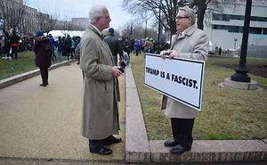This Protester Dressed Up Like A Conservative To Make His Message Stand Out Even More. The Other Man Came All The Way From Missouri. Their Story: