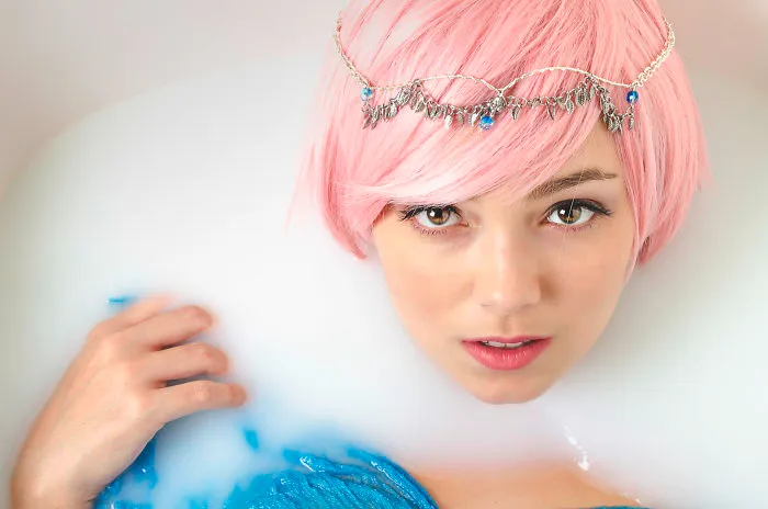 Fine Art Milk Bath With Pastel Colors!