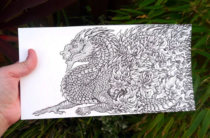 I Paint Dragons And Mythical Beasts Using Different Mediums