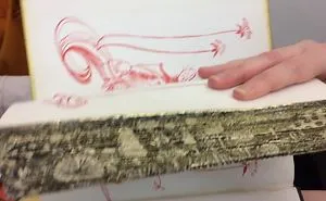 Before Pokemon Go People Used To Search For Hidden Fore-Edge Drawings On The Edges Of Books. Now A Library Has Made A New Series Of These Works For The Public To Find