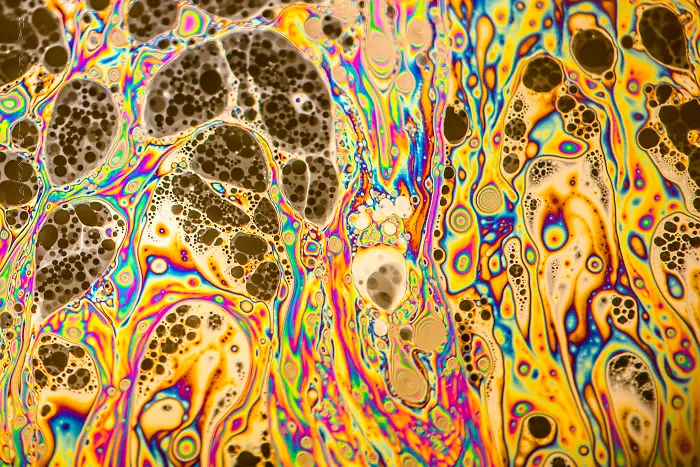 Interference On A Soap Bubble