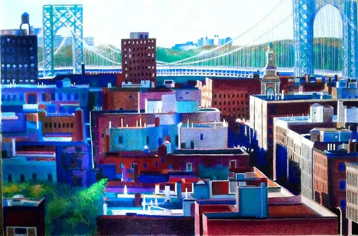 The Gw Bridge In Washington Heights Ny