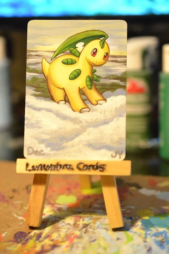 I Bring Old Pokemon Cards Back To Life By Repainting Them