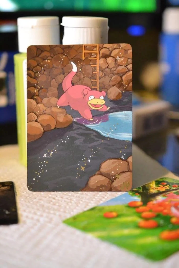 I Bring Old Pokemon Cards Back To Life By Repainting Them