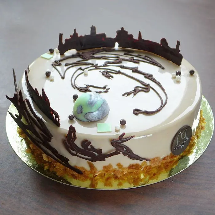 I Create Chocolate Worlds On The Mirror Glaze Cakes