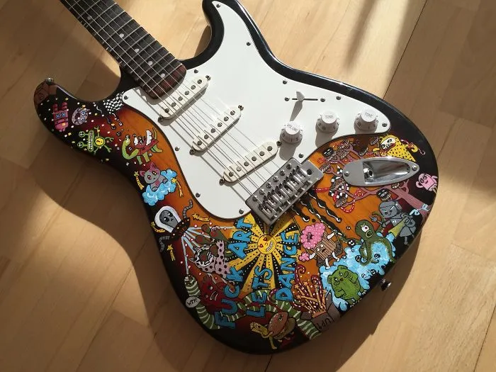 Doodle Stratocaster Art