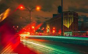 I Photographed A Snowy Montreal Night