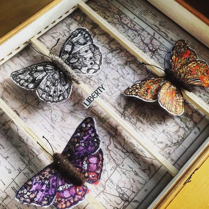 I Stitch British Butterflies And Moths.