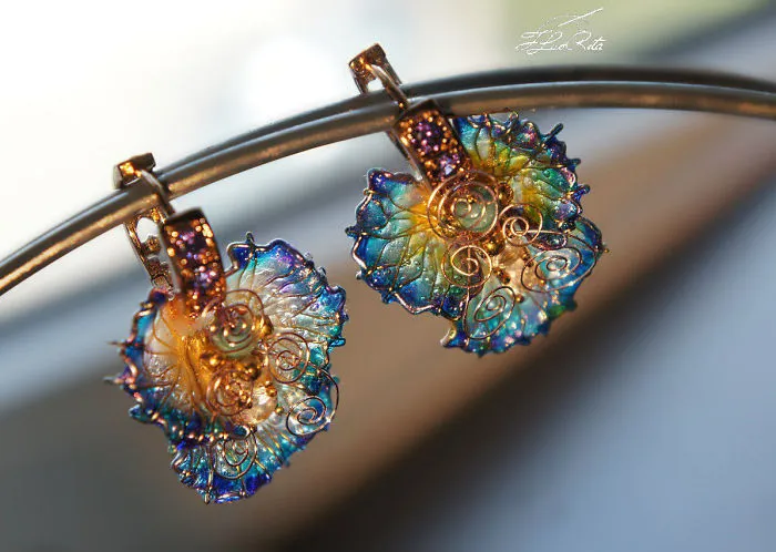 Incredible Femininity: Fantastic Glass And Metal Jewellery By Rita Brialee