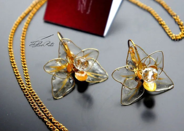 Incredible Femininity: Fantastic Glass And Metal Jewellery By Rita Brialee