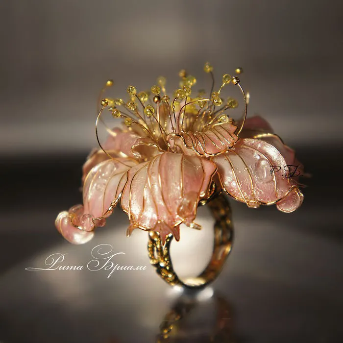Incredible Femininity: Fantastic Glass And Metal Jewellery By Rita Brialee
