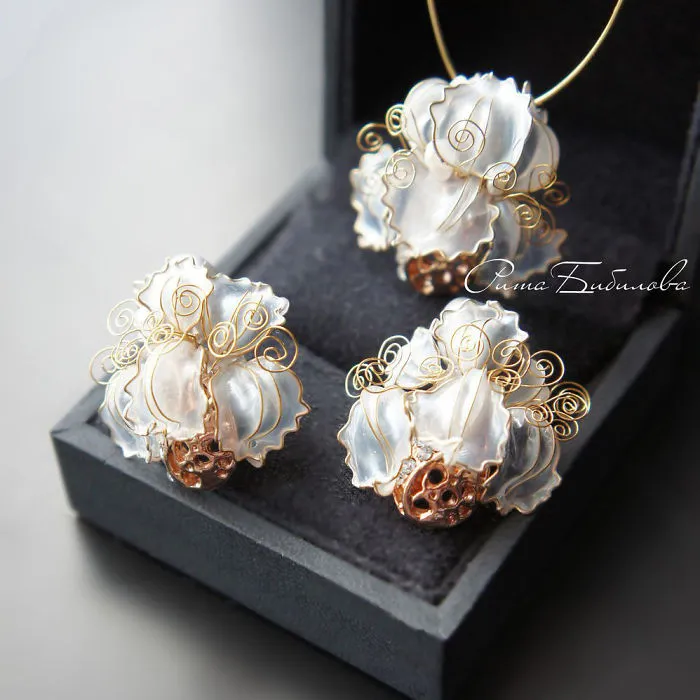 Incredible Femininity: Fantastic Glass And Metal Jewellery By Rita Brialee