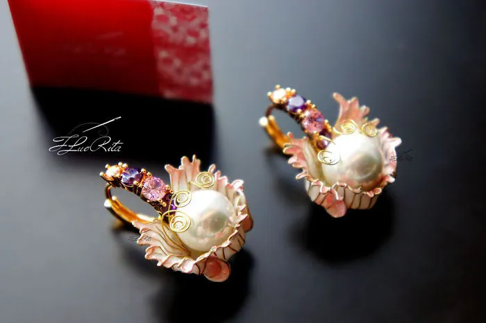 Incredible Femininity: Fantastic Glass And Metal Jewellery By Rita Brialee
