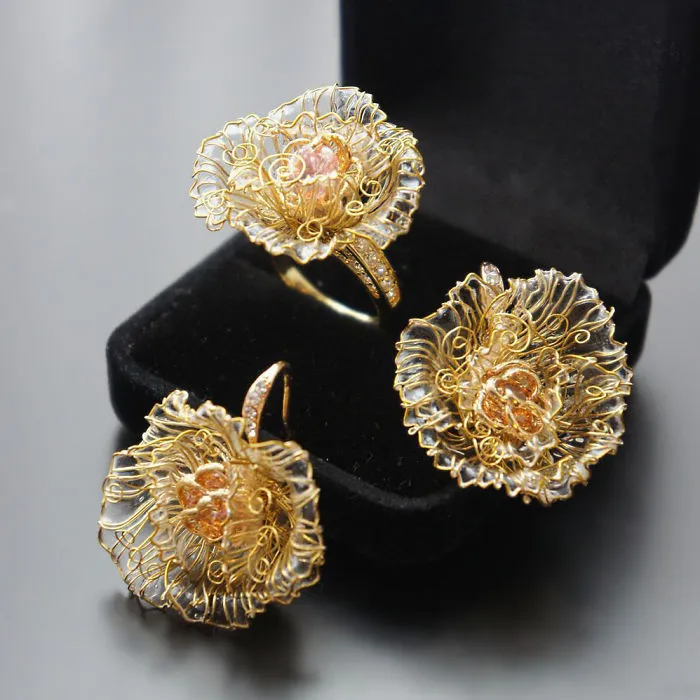 Incredible Femininity: Fantastic Glass And Metal Jewellery By Rita Brialee