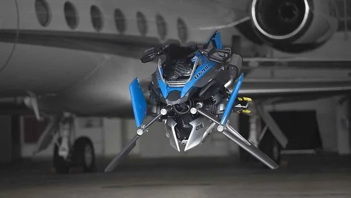 Would You Ride A Flying Motorbike ? Bmw Has A Flying Motorcycle Concept