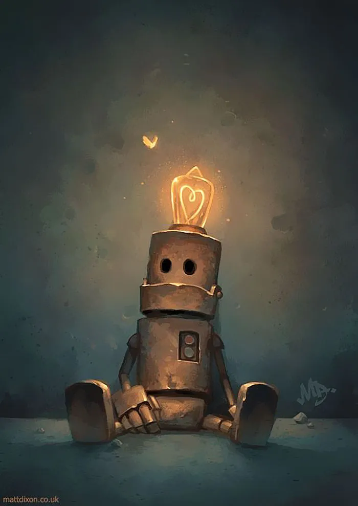 More Of My Robots Enjoying The Quiet Wonder Of The World
