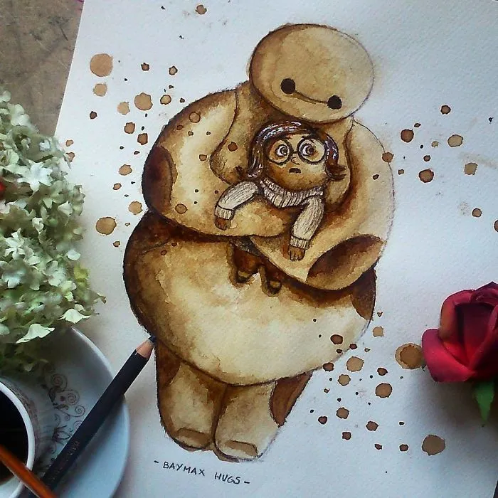 Baymax Hugs Sadness