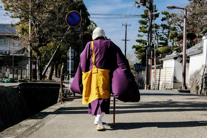 Buddhist Monk In The Sun