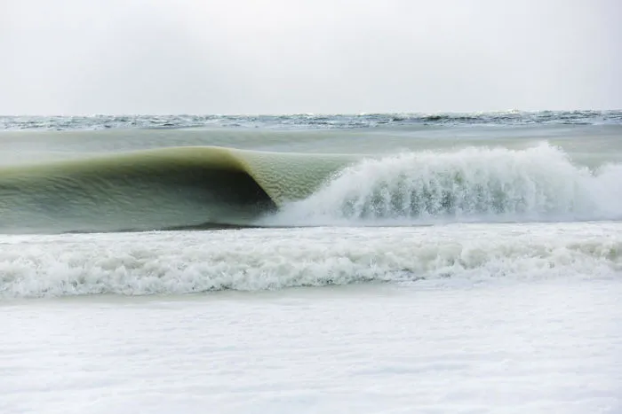 Freezing Ocean Waves Turned Into Slurpee During The Coldest Winter We've Had In 81 Years