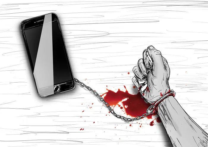 I Made A Picture To Show The Love/hate Relationship Towards Connectivity And The Smartphone