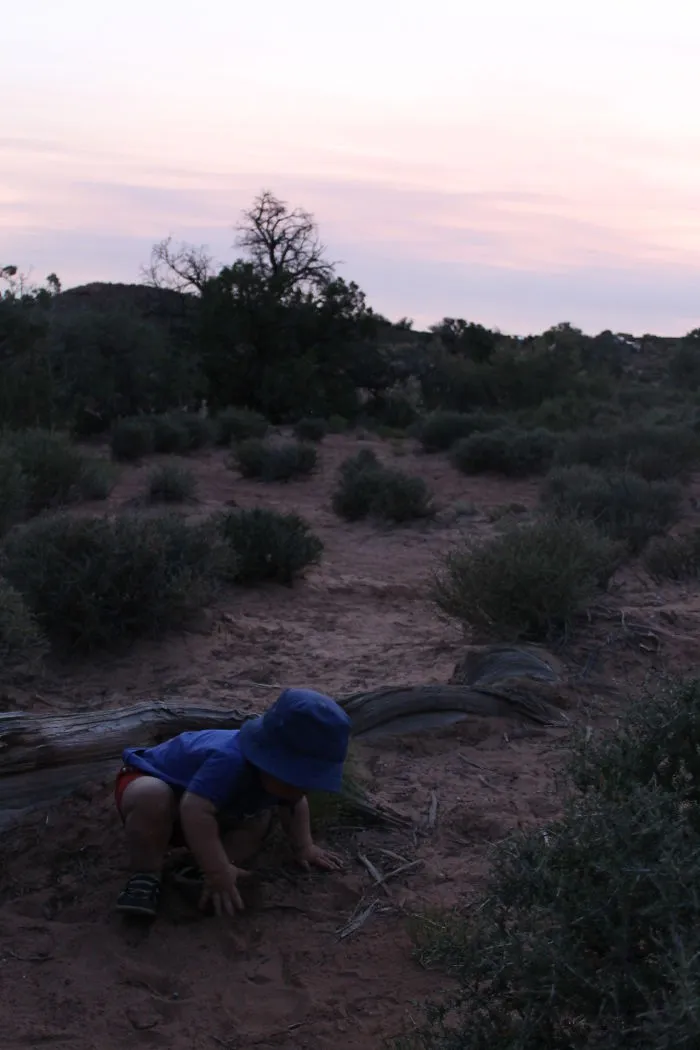 Playing In The Sand, Arches National Park