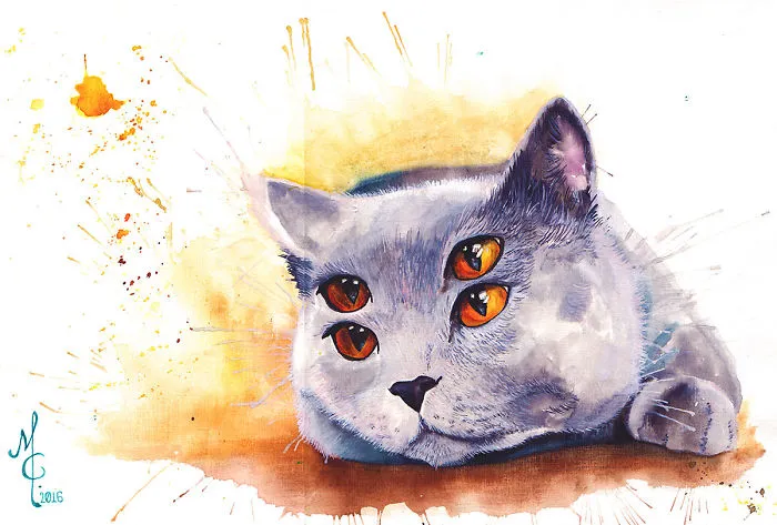 I Paint Animals From My Dreams In Watercolour