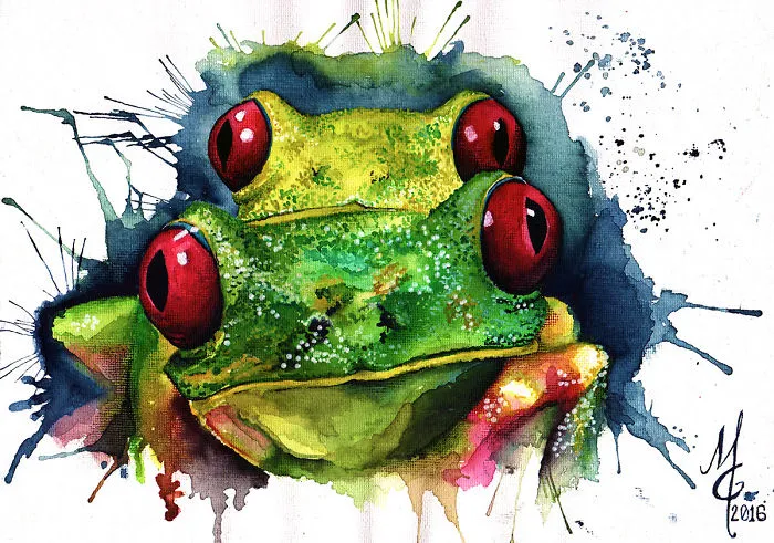 I Paint Animals From My Dreams In Watercolour