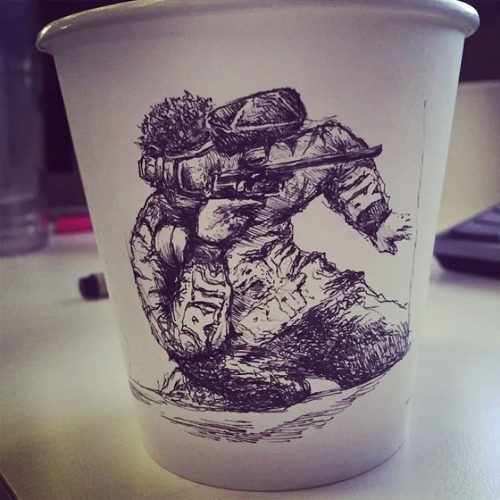 I Illustrate Coffee Cups In My Free Time
