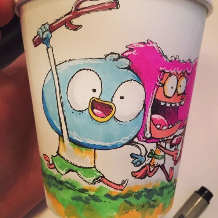 I Illustrate Coffee Cups In My Free Time