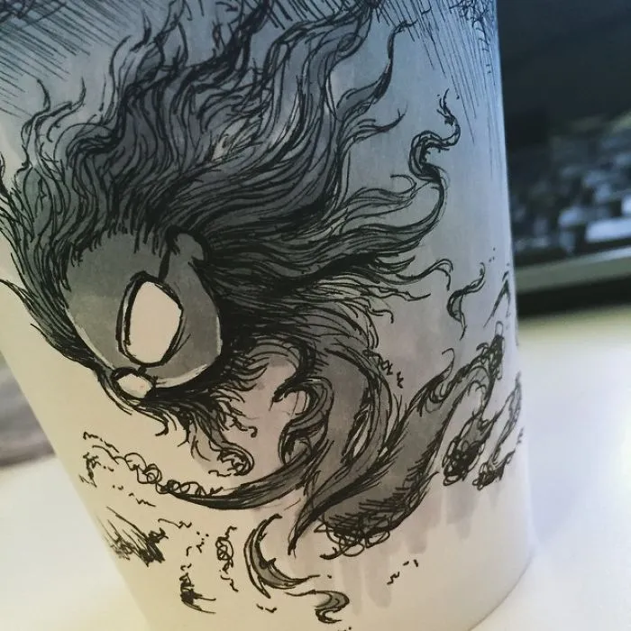 I Illustrate Coffee Cups In My Free Time