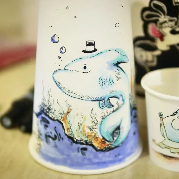 I Illustrate Coffee Cups In My Free Time