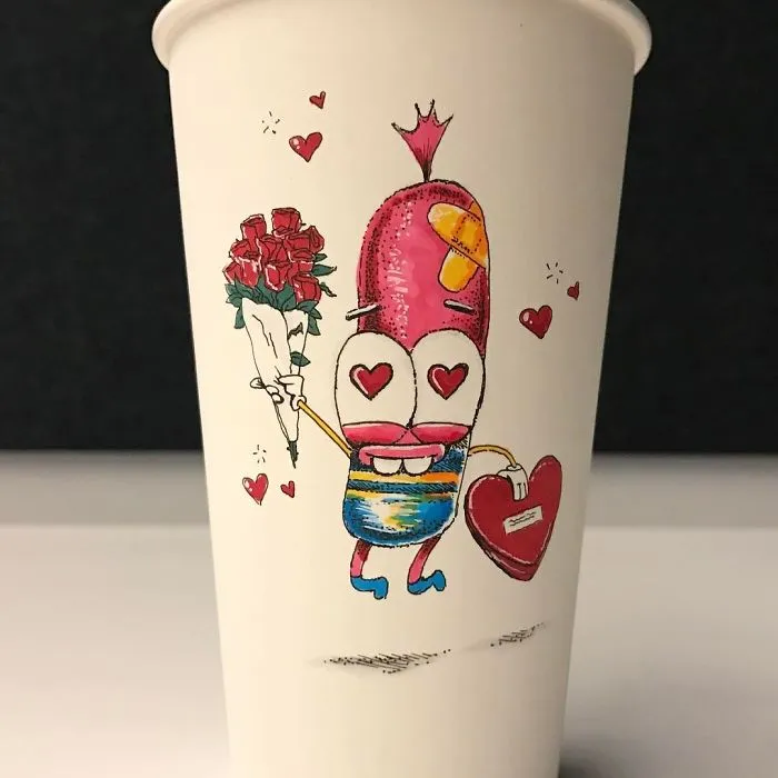 I Illustrate Coffee Cups In My Free Time