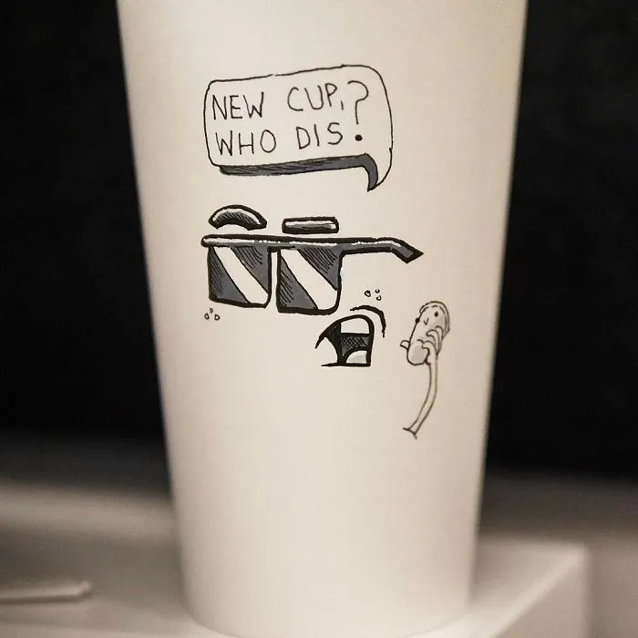 I Illustrate Coffee Cups In My Free Time
