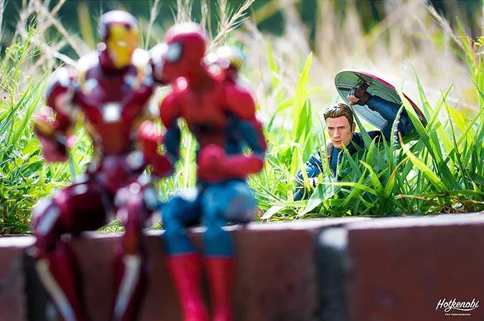 Estas figuras de acción cobran vida en las increíbles imágenes de este fotógrafo japonés