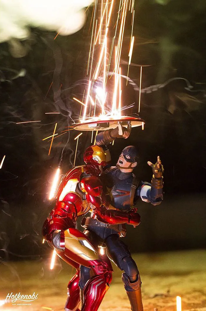 Estas figuras de acción cobran vida en las increíbles imágenes de este fotógrafo japonés