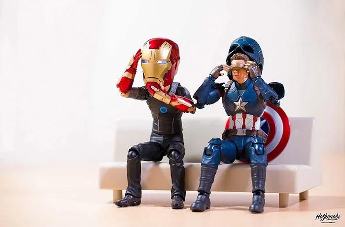 Estas figuras de acción cobran vida en las increíbles imágenes de este fotógrafo japonés