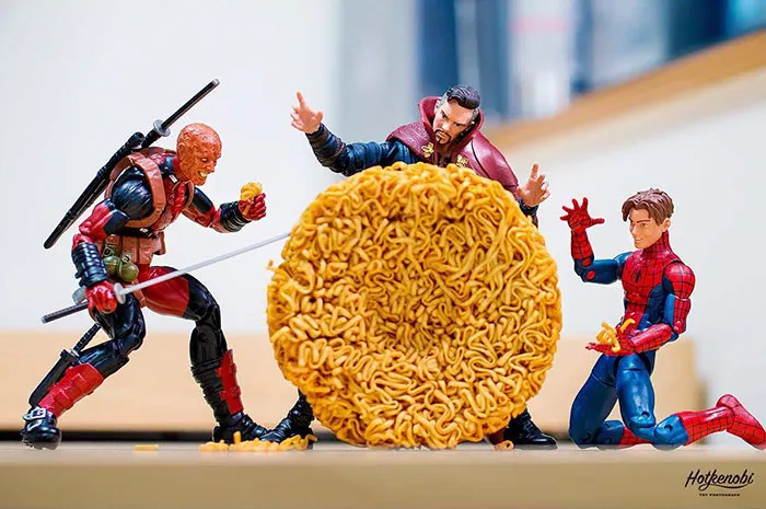 Estas figuras de acción cobran vida en las increíbles imágenes de este fotógrafo japonés